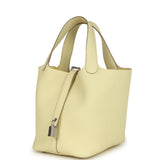 Hermes Picotin Lock 18 Jaune Milton Clemence Palladium Hardware