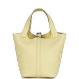Hermes Picotin Lock 18 Jaune Milton Clemence Palladium Hardware