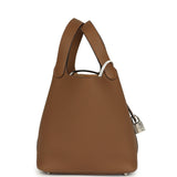 Hermes Picotin Lock 18 Alezan Clemence Palladium Hardware