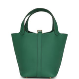 Hermes Picotin Lock 18 Vert Moyen Clemence Gold Hardware - Thumbnail View 5