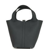 Hermes Picotin Lock 18 Gris Misty Clemence Palladium Hardware