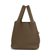 Hermes Picotin Lock 22 Etoupe Clemence Gold Hardware