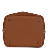 Hermes Picotin Lock 22 Gold Clemence Gold Hardware - Thumbnail View 6