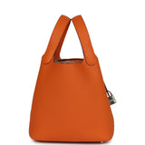 Hermes Picotin Lock 18 Orange Clemence Palladium Hardware