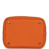 Hermes Picotin Lock 18 Orange Clemence Palladium Hardware