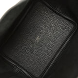 Hermes Picotin Lock 18 Black Clemence Gold Hardware