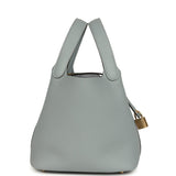 Hermes Picotin Lock 18 Gris Pantin Clemence Permabrass Hardware