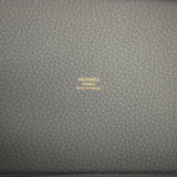 Hermes Picotin Lock 18 Gris Pantin Clemence Permabrass Hardware