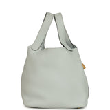 Hermes Picotin Lock 22 Bleu Pale Clemence Gold Hardware