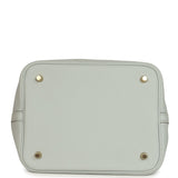 Hermes Picotin Lock 22 Bleu Pale Clemence Gold Hardware