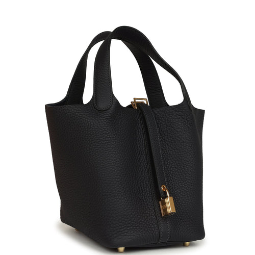 Hermes Picotin Lock 18 Caban Clemence Gold Hardware