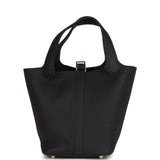 Hermes Picotin Lock 18 Caban Clemence Gold Hardware
