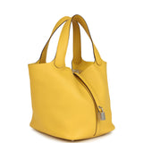 Hermes Picotin Lock 22 Sun Clemence Palladium Hardware