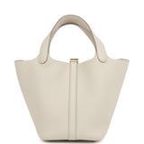 Hermes Picotin Lock 18 Beton Clemence Gold Hardware