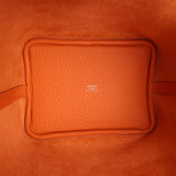 Hermes Picotin Lock 18 Orange Clemence Palladium Hardware - Thumbnail View 7