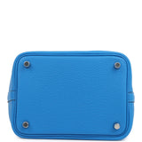 Hermes Picotin Lock 18 Bleu Hydra Clemence Palladium Hardware
