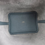 Hermes Picotin Lock 18 Bleu Orage Clemence Gold Hardware