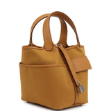 Hermes Picotin Cargo 18 Sesame Swift and Toile Canvas Palladium Hardware - Thumbnail View 2