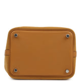 Hermes Picotin Cargo 18 Sesame Swift and Toile Canvas Palladium Hardware - Thumbnail View 6