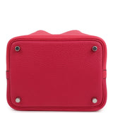 Hermes Picotin Lock 18 Casaque Rose Extreme and Rose Mexico Palladium Hardware