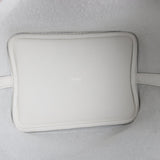 Hermes Picotin Lock Eclat 18 New White Clemence and Sesame Swift Palladium Hardware