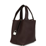 Hermes Picotin Lock 18 Rouge Sellier Clemence Palladium Hardware