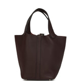 Hermes Picotin Lock 18 Rouge Sellier Clemence Palladium Hardware