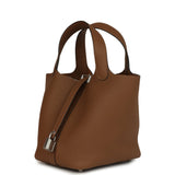 Hermes Picotin Lock 18 Alezan Clemence Palladium Hardware