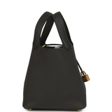 Hermes Picotin Lock 18 Dark Bronze Clemence Gold Hardware