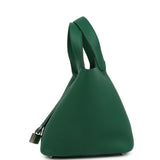 Hermes Picotin Lock 18 Vert Moyen Clemence Palladium Hardware