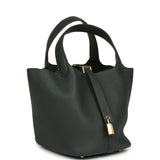 Hermes Picotin Lock 18 Vert Mangrove Clemence Gold Hardware