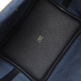 Hermes Picotin Lock 18 Bleu Nuit Clemence Gold Hardware