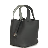 Hermes Picotin Lock Eclat 18 Ardoise Clemence and Gris Platine Swift Palladium Hardware