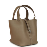 Hermes Picotin Lock 22 Etoupe Clemence Palladium Hardware