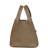 Hermes Picotin Lock 22 Etoupe Clemence Palladium Hardware