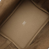 Hermes Picotin Lock 18 Beige Marfa Clemence Palladium Hardware