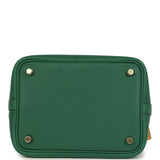 Hermes Picotin Lock 18 Eclat Vert Moyen Clemence and Vert Peppermint Swift Gold Hardware