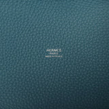 Hermes Picotin Lock 18 Blue Jean Clemence Palladium Hardware - Thumbnail View 7