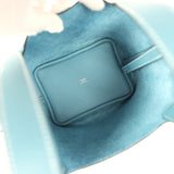 Hermes Picotin Lock 18 Blue Jean Clemence Palladium Hardware - Thumbnail View 8