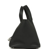 Hermes Picotin Lock 22 Black Clemence Palladium Hardware