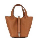 Hermes Picotin Lock 18 Gold Clemence Palladium Hardware