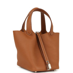 Hermes Picotin Lock 18 Gold Clemence Palladium Hardware