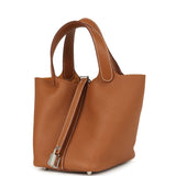Hermes Picotin Lock 18 Gold Clemence Palladium Hardware