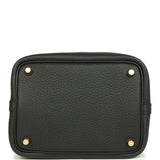 Hermes Picotin Lock 18 Black Clemence Gold Hardware - Thumbnail View 6