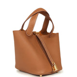 Hermes Picotin Lock 18 Gold Clemence Gold Hardware