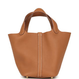 Hermes Picotin Lock 18 Gold Clemence Gold Hardware