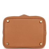 Hermes Picotin Lock 18 Gold Clemence Gold Hardware