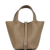 Hermes Picotin Lock 18 Etoupe Clemence Palladium Hardware - Thumbnail View 1