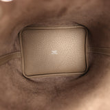 Hermes Picotin Lock 18 Etoupe Clemence Palladium Hardware - Thumbnail View 8
