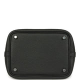 Hermes Picotin Lock 18 Black Clemence Palladium Hardware